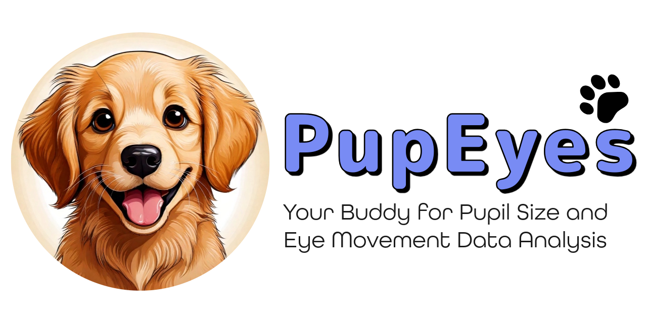 PupEyes: Your Buddy for Pupil Size and Eye Movement Data Analysis - Home